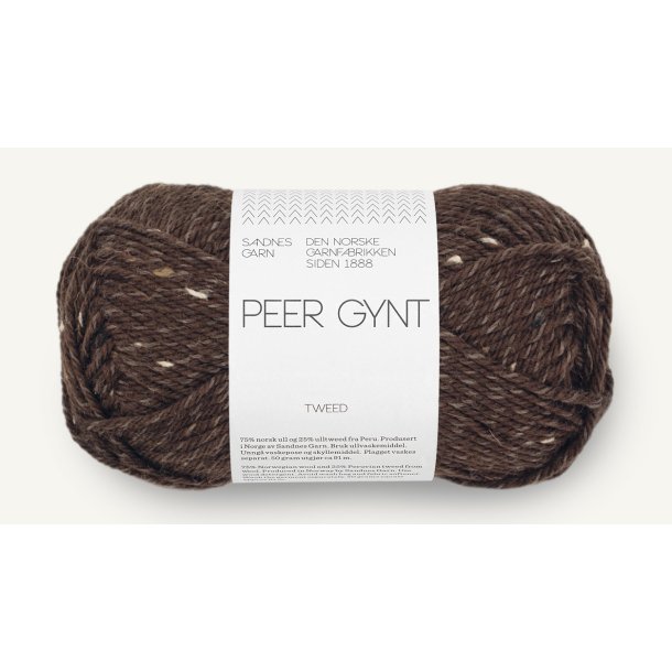 Sandnes Peer Gynt - Natur Tweed - Ny farve.  