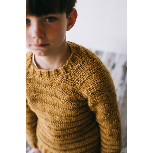 Basic-Sweater i Snefnug 4 - år - opskrifter - idegarn