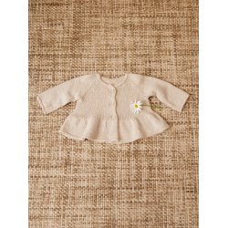 Dina Peplum Cardigan Baby ( Opskriften kan kun kbes sammen med mindst 3 ngl. garn )