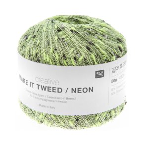 Make It Tweed Yellow Green / Neon 