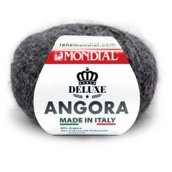 Angora garn fra Mondial.