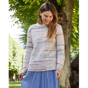 Basisbluse med vrang i Nellie by Permin