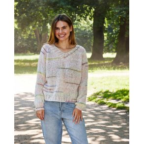 Nellie Bluse med v-hals