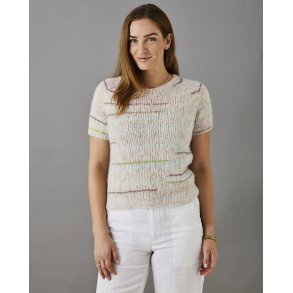 T-shirt med sadelskulder 