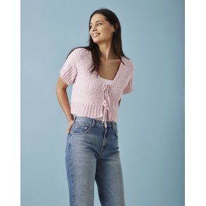 Kort tr�je med I-cordkant & bindeb�nd