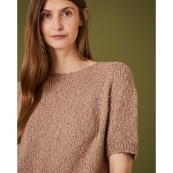 T-shirt uden s�mme  Gratis med k�b af garn til opskriften.