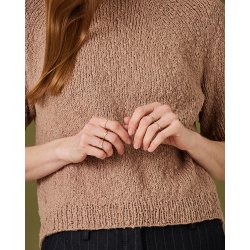 T-shirt uden s�mme  Gratis med k�b af garn til opskriften.