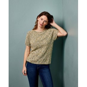 Iris Sommertop med hulmnster i Iris