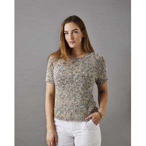 Ttsiddende T-shirt i Iris