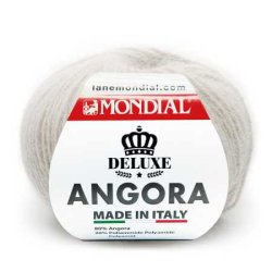 Angora garn fra Mondial.
