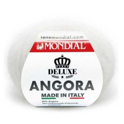 Angora garn fra Mondial.