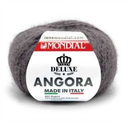 Angora garn fra Mondial.