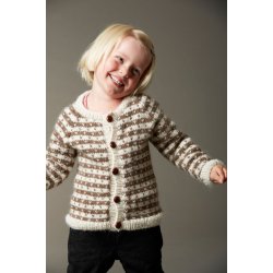 Baby / Brne Cardigan med lus.