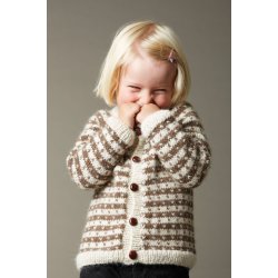 Baby / Brne Cardigan med lus.