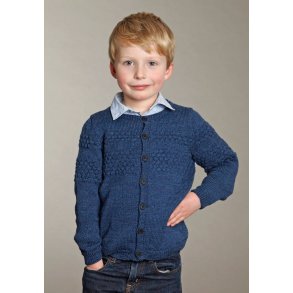 Cardigan med smandsbobler til brn.