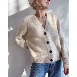 Champagne Cardigan af PetiteKnit.