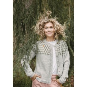 Raglan Jakke med trer af Cecilie Skog - Dame str.