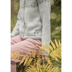 Raglan Jakke med trer af Cecilie Skog - Dame str.