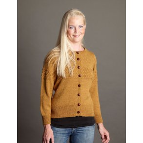 Damecardigan med smandsbobler.