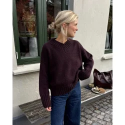 Hannah Sweater V-Neck af PetiteKnit