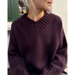 Hannah Sweater V-Neck af PetiteKnit