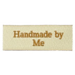 Label - Handmade by me.