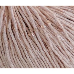 Lsthngende cardigan i Novara Paillet garn.