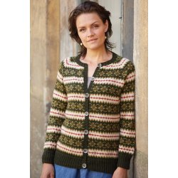 Louisa Damecardigan med mnster.