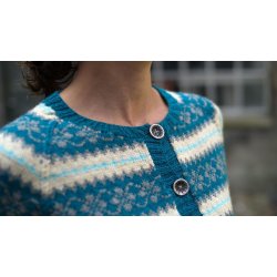 Louisa Damecardigan med mnster.