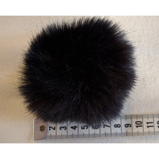 Pompon Sort ca. 6-7  cm